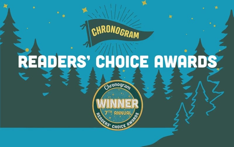 Chronogram Readers' Choice Awards winner badge